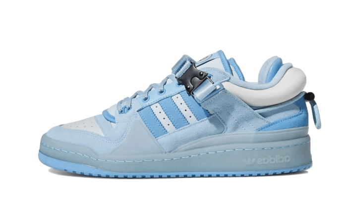 Sneakers éditions limitées et authentiques Adidas Forum Buckle Low Bad Bunny Blue Tint - GY4900/GY9693 - Kickzmi