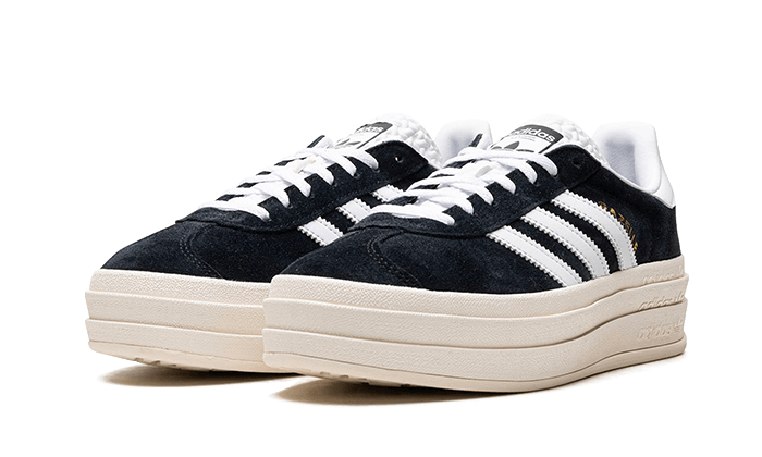 Adidas Gazelle Bold Core Black White - HQ6912 - Kickzmi