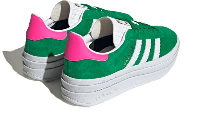 Adidas Gazelle Bold Green Lucid Pink - IG3136 - Kickzmi