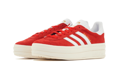 Sneakers éditions limitées et authentiques Adidas Gazelle Bold Red Cloud White - ID6990 - Kickzmi