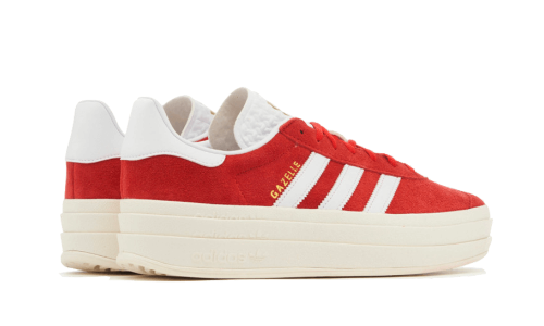 Sneakers éditions limitées et authentiques Adidas Gazelle Bold Red Cloud White - ID6990 - Kickzmi