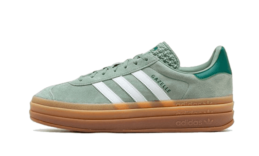 Sneakers éditions limitées et authentiques Adidas Gazelle Bold Silver Green - ID6998 - Kickzmi