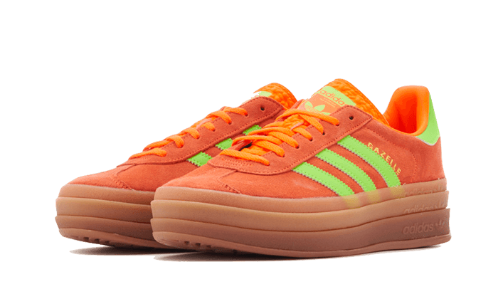 Adidas Gazelle Bold Solar Orange Solar Green - H06126 - Kickzmi