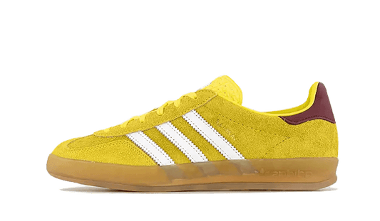 Adidas Gazelle Indoor Bright Yellow Burgundy - IE7003 - Kickzmi