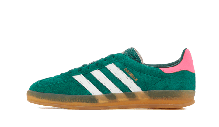 Adidas Gazelle Indoor Collegiate Green Lucid Pink - IG5929 - Kickzmi