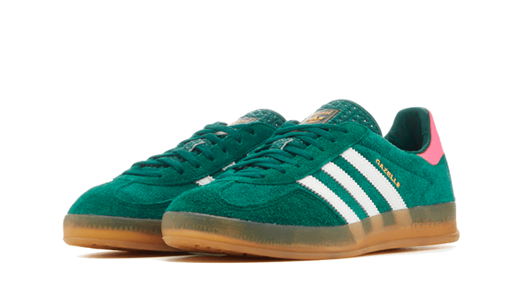 Adidas Gazelle Indoor Collegiate Green Lucid Pink - IG5929 - Kickzmi