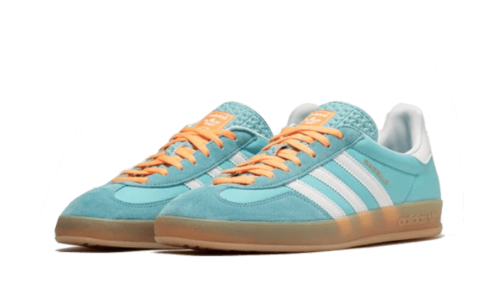 Adidas Gazelle Indoor Preloved Blue White Gum - HQ9017 - Kickzmi