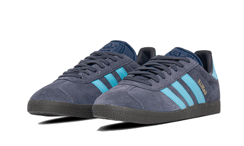 Sneakers éditions limitées et authentiques Adidas Gazelle Shadow Navy Clear Blue - IG4988 - Kickzmi