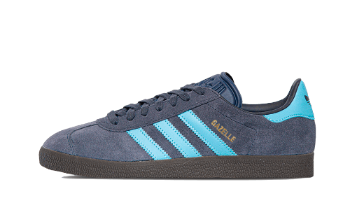 Sneakers éditions limitées et authentiques Adidas Gazelle Shadow Navy Clear Blue - IG4988 - Kickzmi