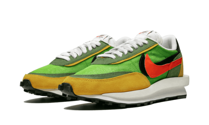 Sneakers éditions limitées et authentiques Nike LD Waffle Sacai Green Multi - BV0073-300 - Kickzmi