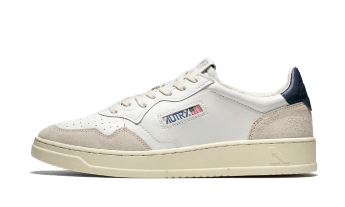 Medalist Leather Suede Low White Navy Kickzmi