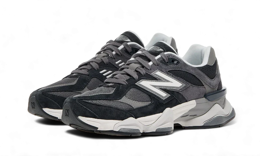 New Balance 9060 Black Phantom Magnet Silver Metallic - U9060BLC