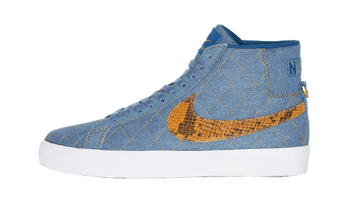 Sneakers éditions limitées et authentiques Nike SB Blazer Supreme Industrial Blue - DX8421-400 - Kickzmi