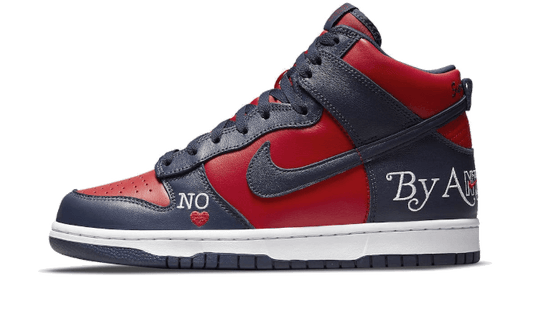 Sneakers limitées et authentiques Nike SB Dunk High Supreme By Any Means Navy - DN3741-600 - Kickzmi