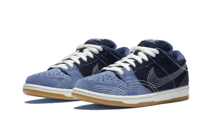 Sneakers éditions limitées et authentiques Nike SB Dunk Low Sashiko - CV0316-400 - Kickzmi