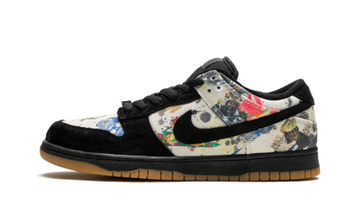 Sneakers éditions limitées et authentiques Nike SB Dunk Low Supreme Rammellzee - FD8778-001 -  Kickzmi