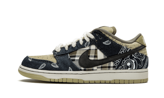 Sneakers éditions limitées et authentiques Nike SB Dunk Low Travis Scott - CT5053-001 -  Kickzmi