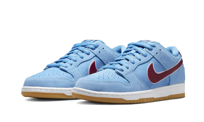 Sneakers éditions limitées et authentiques Nike SB Dunk Low Valour Blue Team Maroon - DQ4040-400 - Kickzmi