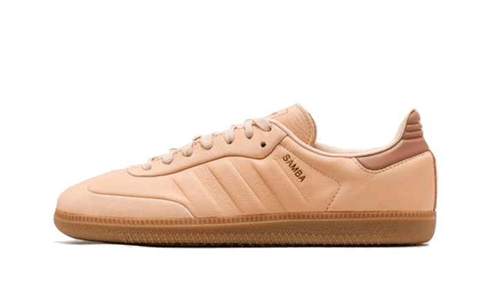 Sneakers éditions limitées et authentiques Adidas Samba Beige Gum - IG1243 - Kickzmi