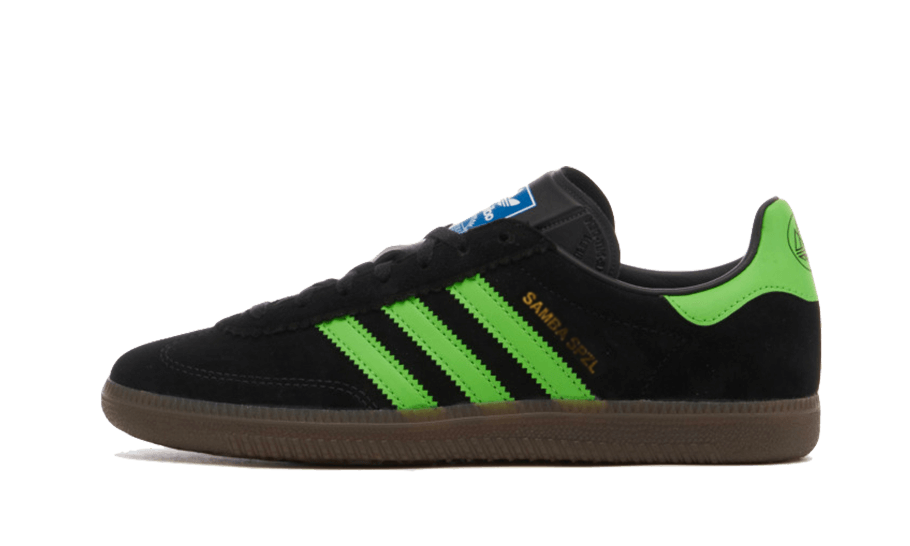 Adidas Samba Deco SPZL Core Black Lucid Lime - IF5738 - Kickzmi