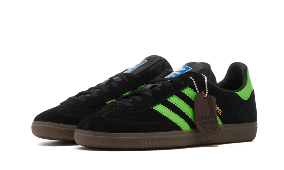 Adidas Samba Deco SPZL Core Black Lucid Lime - IF5738 - Kickzmi