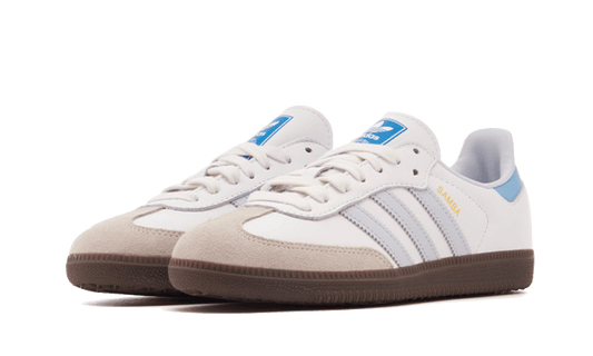 Sneakers éditions limitées et authentiques Adidas Samba OG Core White Halo Blue - ID2055 - Kickzmi