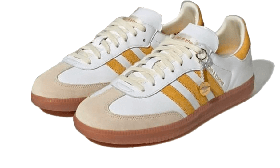 Adidas Samba OG Sporty & Rich White Bold Gold - IF5661 - Kickzmi