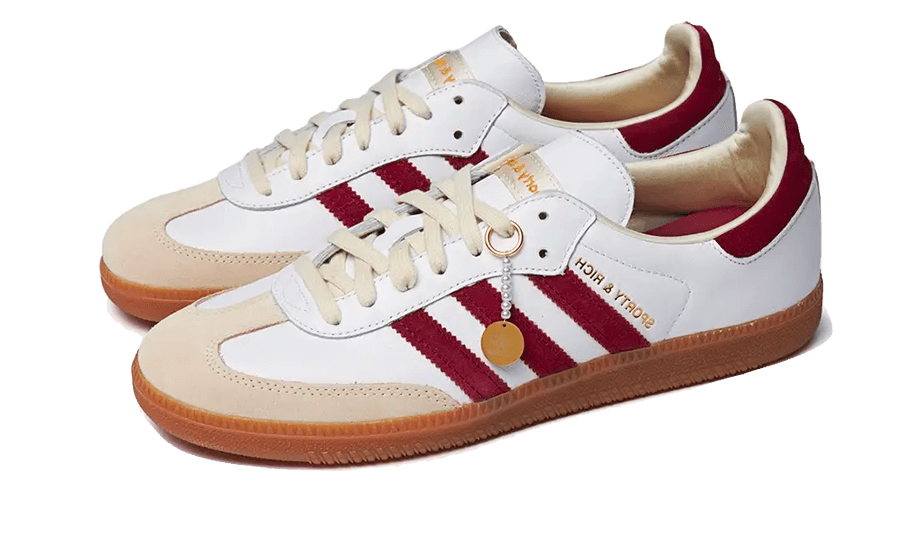 Adidas Samba OG Sporty & Rich White Core Burgundy - IF5660 - Kickzmi