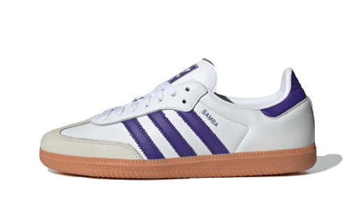 Sneakers éditions limitées et authentiques Adidas Samba OG White Energy Ink Gum - IF6514 - Kickzmi