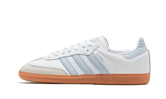 Sneakers éditions limitées et authentiques Adidas Samba OG White Halo Blue Gum - IE0877 - Kickzmi