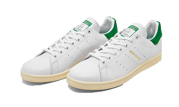 Sneakers éditions limitées et authentiques Adidas Stan Smith Homer Simpson - IE7564 - Kickzmi