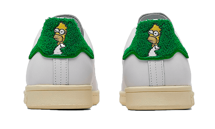 Sneakers éditions limitées et authentiques Adidas Stan Smith Homer Simpson - IE7564 - Kickzmi