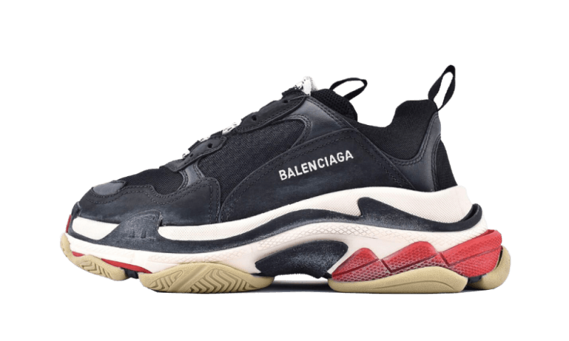 Sneakers éditions limitées et authentiques Balenciaga Triple S Black Red - 533882W09OM1000 - Kickzmi