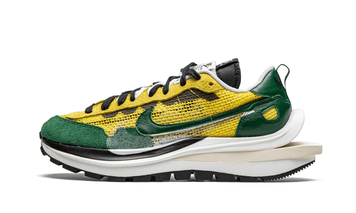 Sneakers éditions limitées et authentiques Nike Vaporwaffle Sacai Tour Yellow Stadium Green - CV1363-700 - Kickzmi