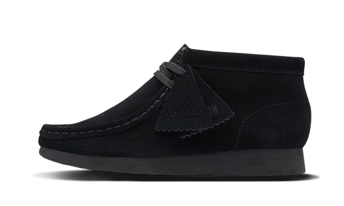 Sneakers éditions limitées et authentiques Clarks Wallabee Boot Black Suede - 26155517 - Kickzmi