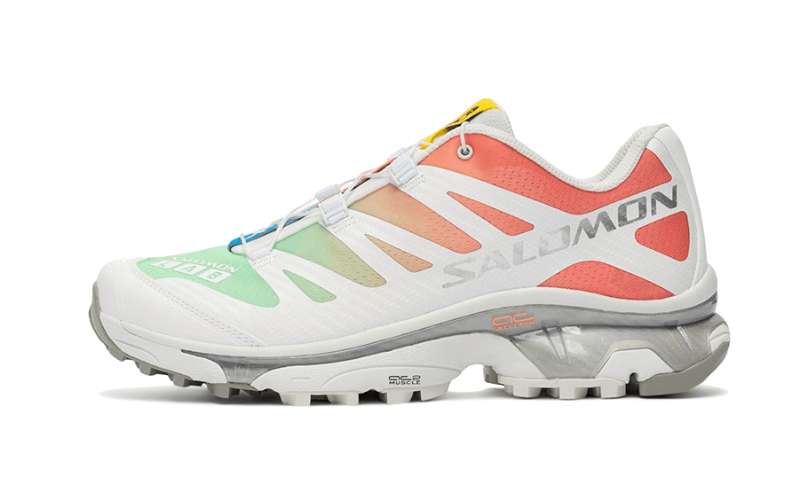 Sneakers éditions limitées et authentiques Salomon XT-4 OG White Green Ash Coral - L47299900 - Kickzmi