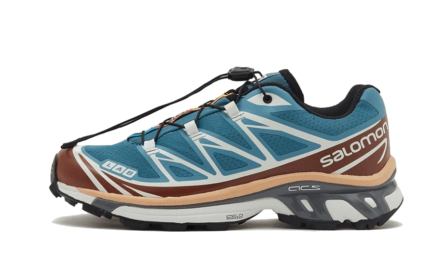 Sneakers éditions limitées et authentiques Salomon XT-6 Aegean Blue Hazelnut - L47293100 - Kickzmi