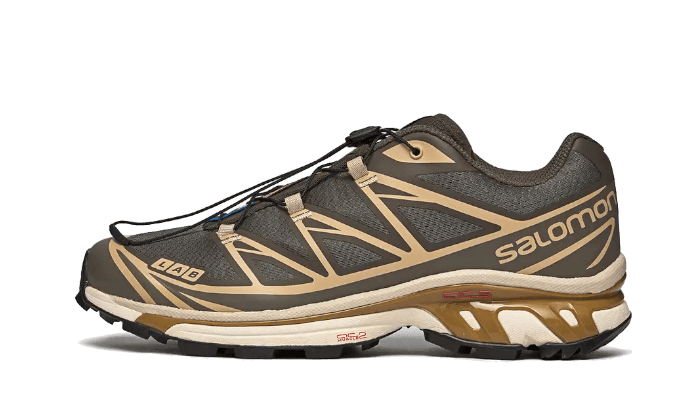 Sneakers éditions limitées et authentiques Salomon XT-6 Beluga Dull Gold - L47136200 - Kickzmi