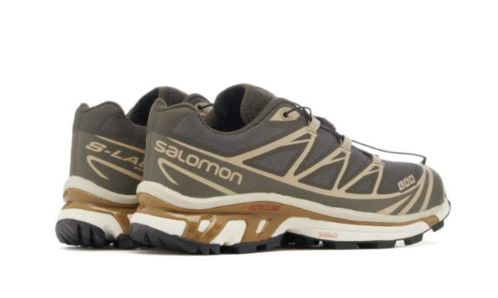 Sneakers éditions limitées et authentiques Salomon XT-6 Beluga Dull Gold - L47136200 - Kickzmi