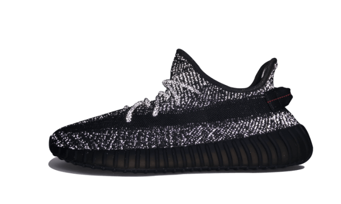 Sneakers éditions limitées et authentiques Adidas Yeezy Boost 350 V2 Static Black (Reflective) - FU9007 - Kickzmi