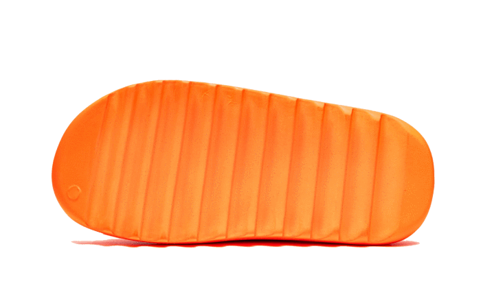 Sneakers éditions limitées et authentiques Adidas Yeezy Slide Enflame Orange - GZ0953 - Kickzmi