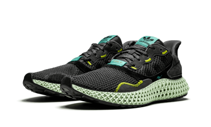 Sneakers éditions limitées et authentiques Adidas ZX 4000 4D Carbon - BD7865 - Kickzmi