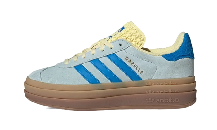 Adidas Gazelle Bold Almost Blue Yellow - IE0430 - Kickzmi