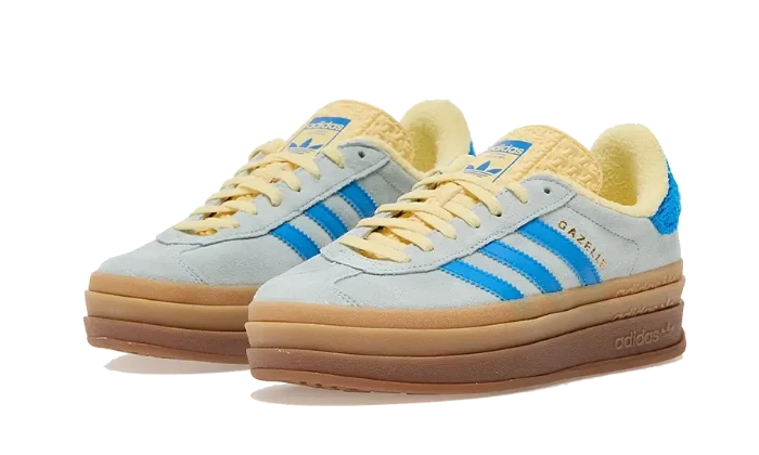 Adidas Gazelle Bold Almost Blue Yellow - IE0430 - Kickzmi