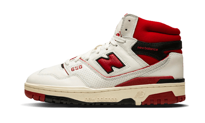 New Balance 650R Aime Leon Dore White Red - BB650RE1 - Kickzmi