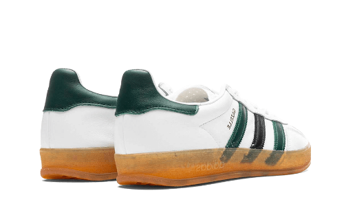 Sneakers éditions limitées et authentiques Adidas Gazelle Indoor White Collegiate Green - IE2957 - Kickzmi