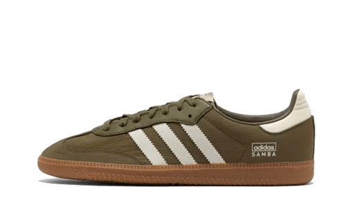 Sneakers éditions limitées et authentiques Adidas Samba OG Focus Olive Gum - IE3440 - Kickzmi