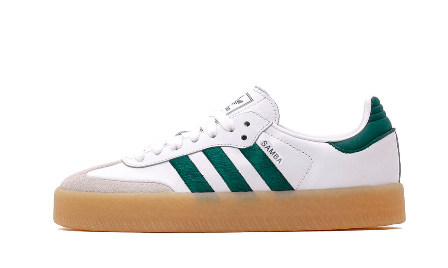 Sneakers éditions limitées et authentiques Adidas Samba White Collegiate Green Gum - ID0440 - Kickzmi