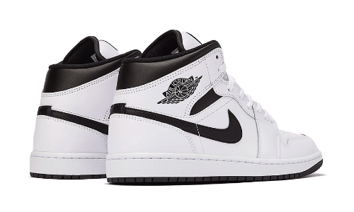 Sneakers éditions limitées et authentiques Air Jordan Air Jordan 1 Mid White Black - DQ8423-132 / DQ8426-132 - Kickzmi