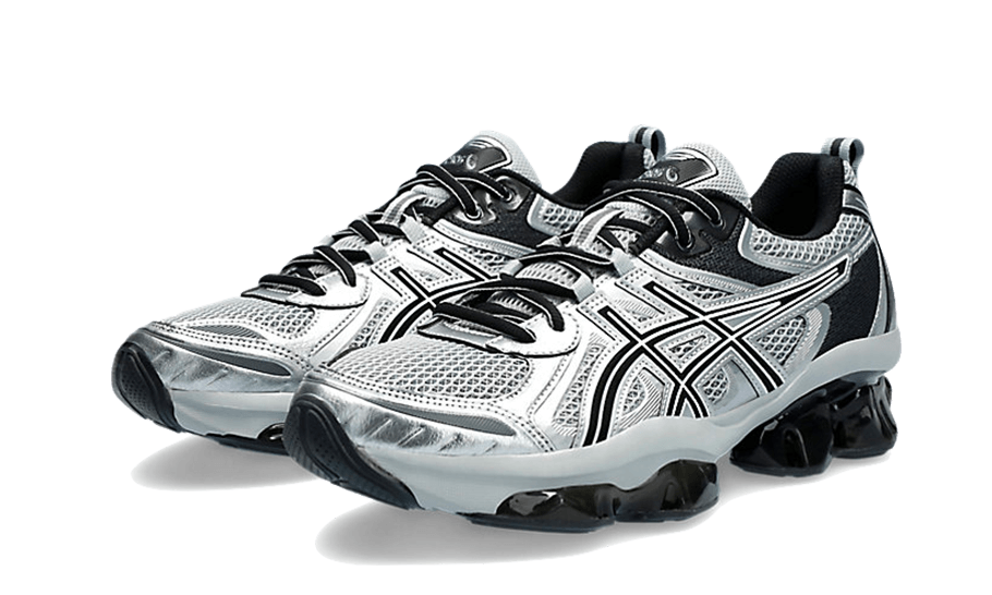 Sneakers éditions limitées et authentiques ASICS Gel-Quantum Kinetic Mid Grey Silver - 1203A270-022 - Kickzmi